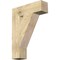Ekena Millwork Traditional Block Rough Sawn Bracket, Douglas Fir, 6"W x 22"D x 30"H BKT06X22X30TRA05RDF - alternate 1